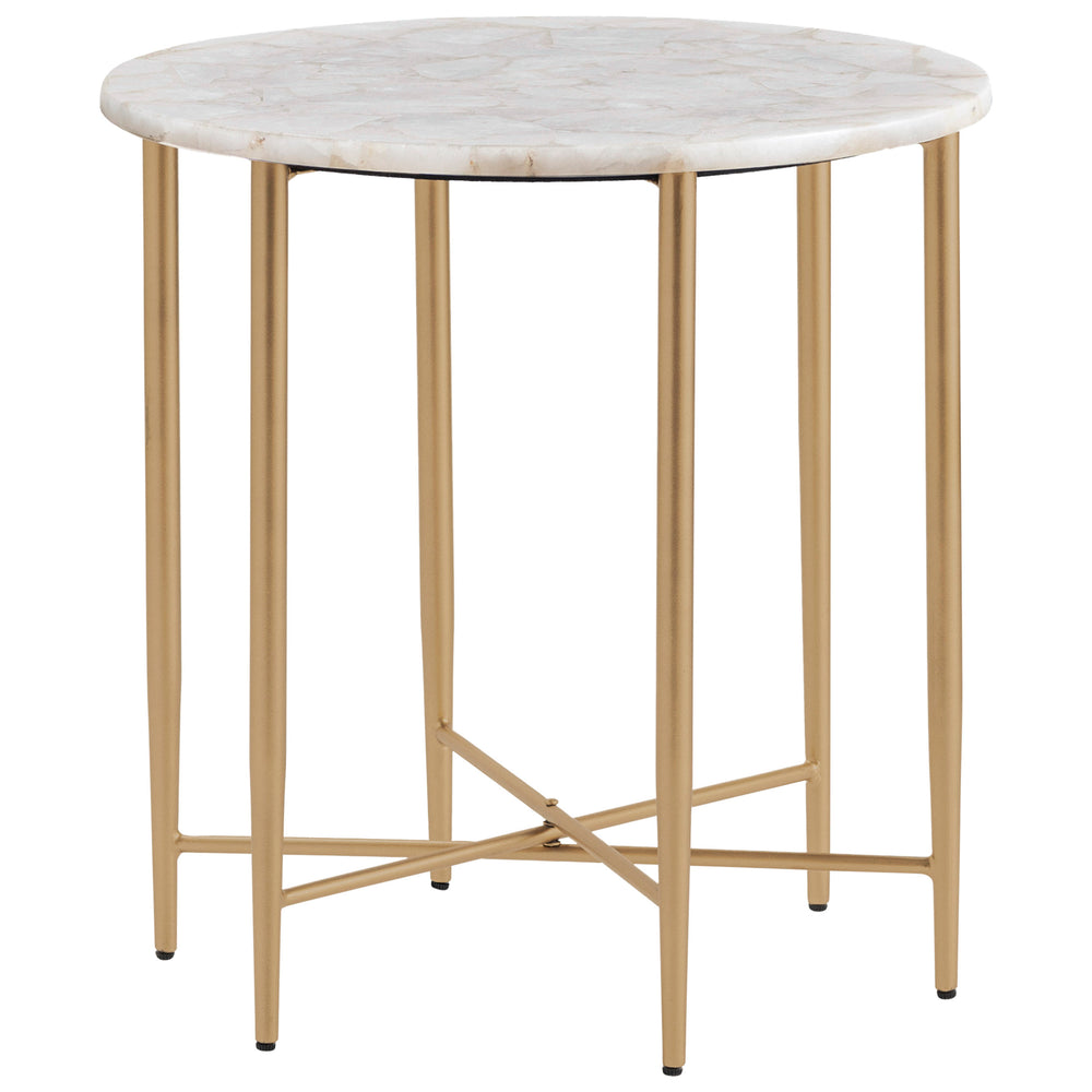Katherine Accent Table, White