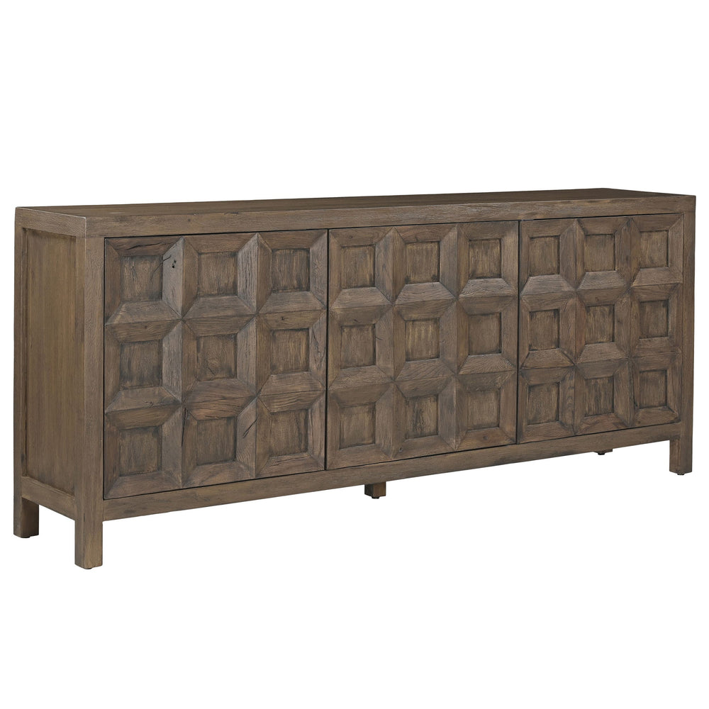 Briarwood 3 Door Sideboard, Brown-Furniture - Storage-High Fashion Home