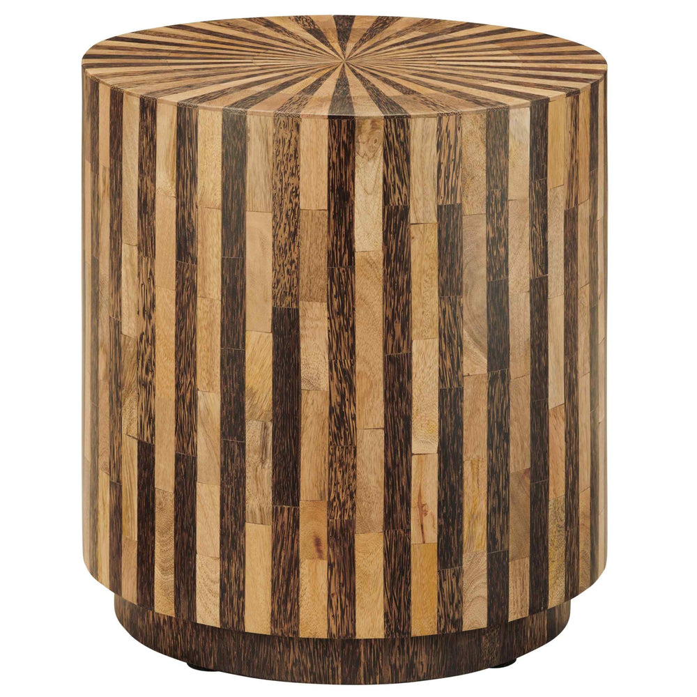 Calypso Accent Table, Natural/Brown