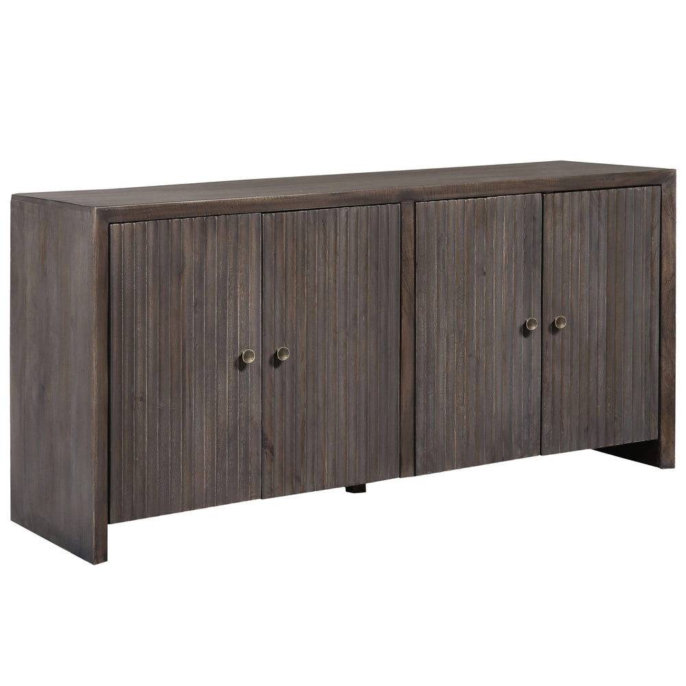 Elston 4 Door Sideboard, Brown-Furniture - Storage-High Fashion Home