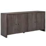 Elston 4 Door Sideboard, Brown-Furniture - Storage-High Fashion Home