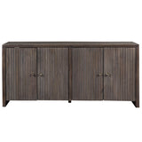 Elston 4 Door Sideboard, Brown-Furniture - Storage-High Fashion Home