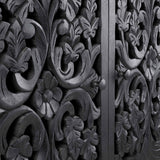 Sable Tall Cabinet, Black-Furniture - Storage-High Fashion Home