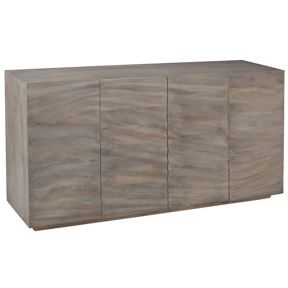 Drift 4 Door Sideboard, Light Brown-Furniture - Storage-High Fashion Home