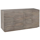 Drift 4 Door Sideboard, Light Brown-Furniture - Storage-High Fashion Home