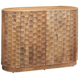 Gibson 2 Door Cabinet, Natural-Furniture - Storage-High Fashion Home
