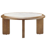 Palatino Cocktail Table, Light Brown-Furniture - Accent Tables-High Fashion Home