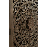 Adriana Tall Cabinet, Brown-Furniture - Storage-High Fashion Home