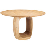 Sonora Round Dining Table, Natural-Furniture - Dining-High Fashion Home