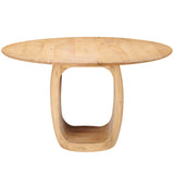 Sonora Round Dining Table, Natural-Furniture - Dining-High Fashion Home