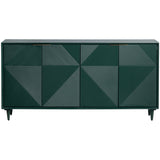 Evergreen 4 Door Sideboard, Green-High Fashion Home