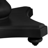 Ashleigh Round Accent Table, Black