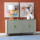 Arvada 4 Door Sideboard, Sage Green