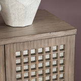 Ashlar 6 Door Sideboard, Light Brown