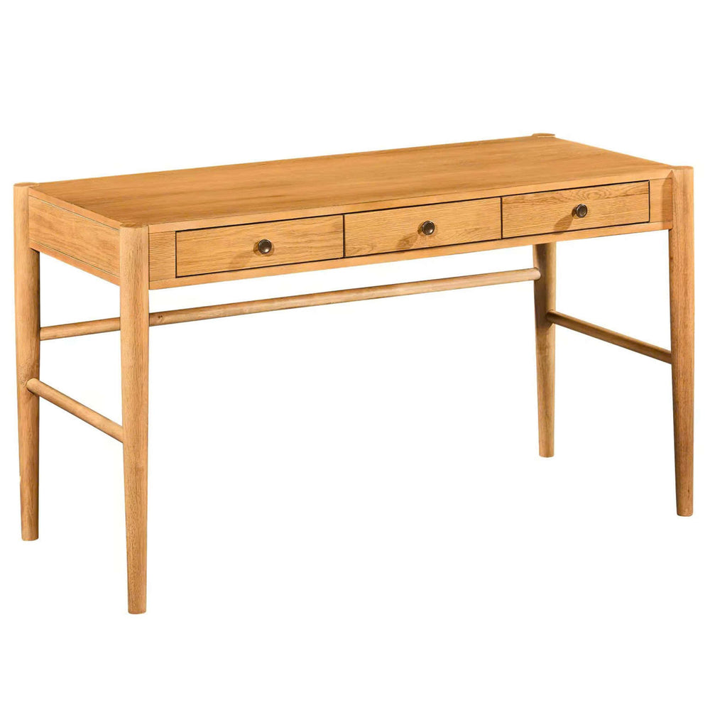 Aldrich Writing Desk, Natural-Furniture - Office-High Fashion Home
