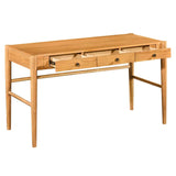 Aldrich Writing Desk, Natural-Furniture - Office-High Fashion Home