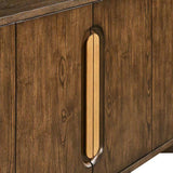 Adler 6 Door Sideboard, Brown-Furniture - Storage-High Fashion Home
