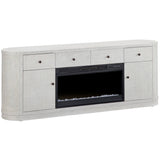 Kessler Electric Fireplace, White Wash
