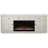 Kessler Electric Fireplace, White Wash