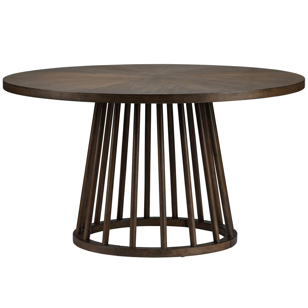 Brunswick Round Dining Table, Brown-Furniture - Dining-High Fashion Home