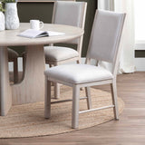 Willow Dining Chair, Cream, Set of 2-Furniture - Dining-High Fashion Home