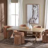 Napa Dining Chair, Dusty Rose, Set of 2
