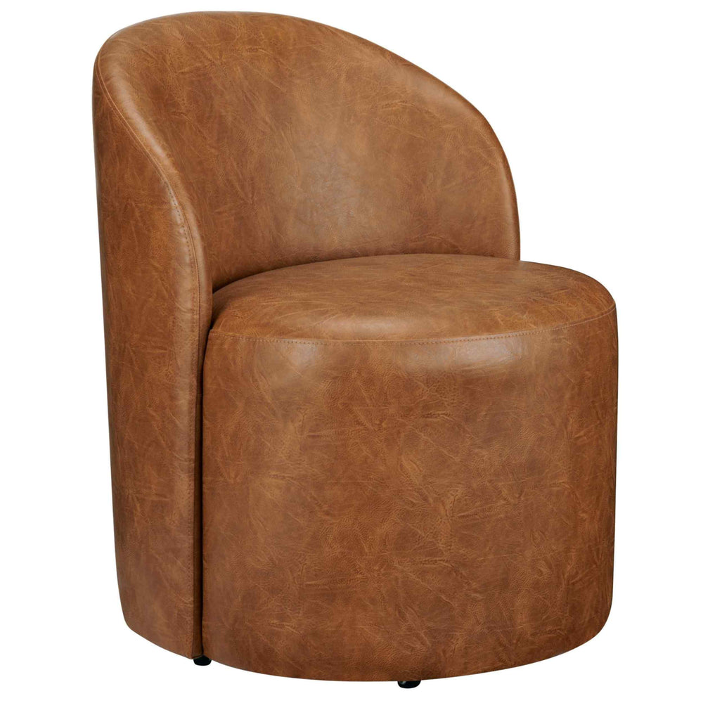 Fairfax Dining Chair, Faux Leather by Crestview