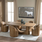 Fairfax Dining Chair, Light Brown, Set of 2