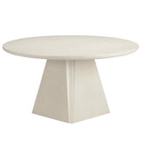 Palm Beach Round Dining Table, Whitewash