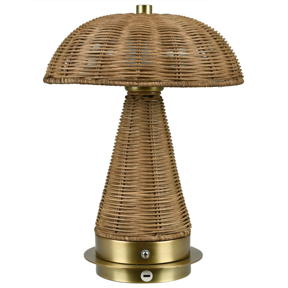 Kane Table Lamp, Brown