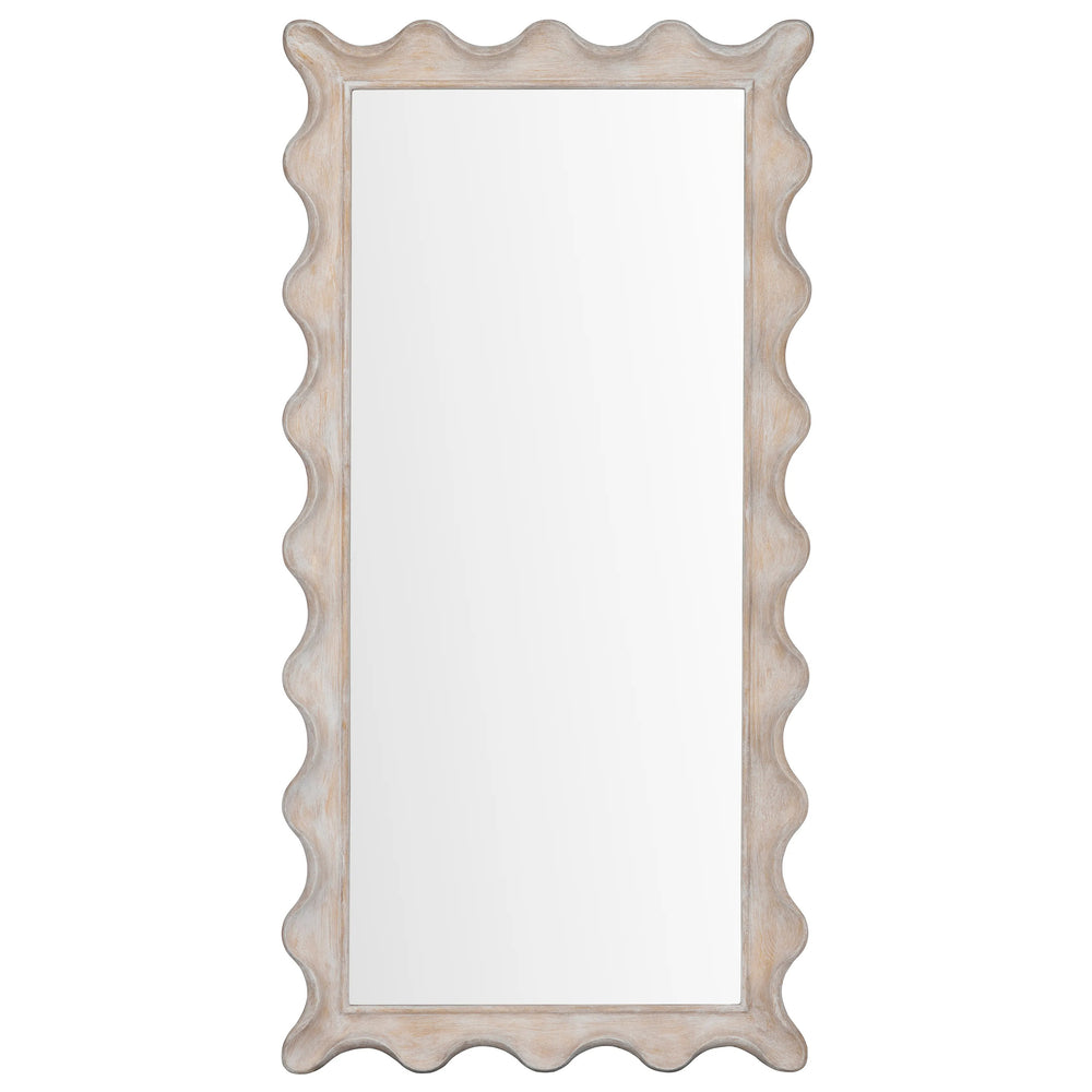 Wavescape Mirror, White