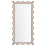 Wavescape Mirror, White