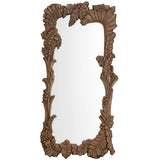 Chateau Leaf Mirror, Brown