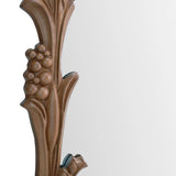 Chateau Leaf Mirror, Brown