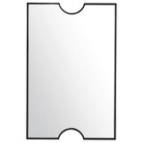 Albany 2 Mirror, Black-Accessories-High Fashion Home