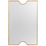 Albany 2 Mirror, Gold-Accessories-High Fashion Home