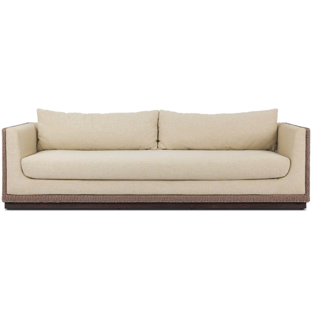 Cabot 96" Outdoor Sofa, Alessa Buff
