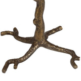 Calais Accent Table, Antique Brass