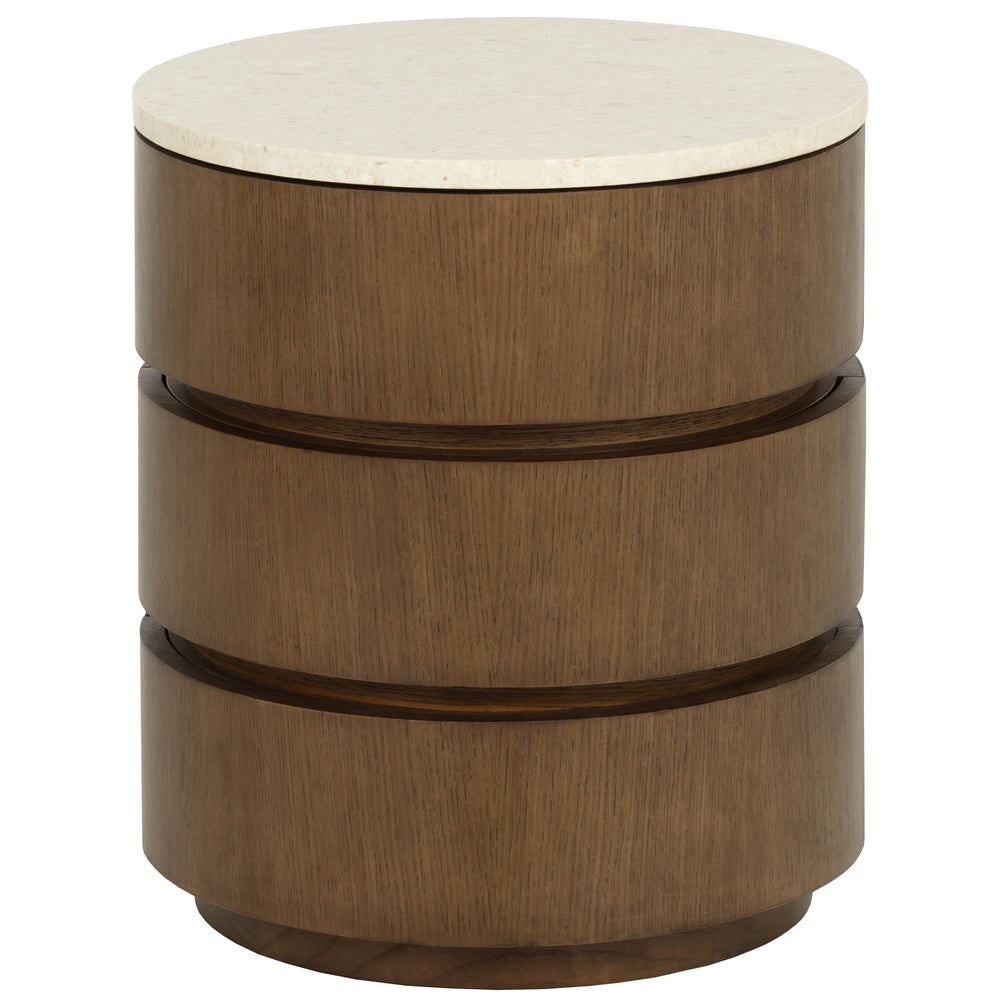 Caldora Nightstand, Brown-Furniture - Bedroom-High Fashion Home