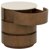 Caldora Nightstand, Brown-Furniture - Bedroom-High Fashion Home
