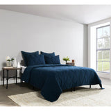Caleb Quilt, Midnight Blue-Accessories-High Fashion Home