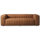 Callan Leather Sofa, Tan-Furniture - Sofas-High Fashion Home