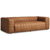 Callan Leather Sofa, Tan-Furniture - Sofas-High Fashion Home