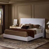 Calliope Bed, Antwerp Bone by Four Hands-Furniture - Bedroom-High Fashion Home