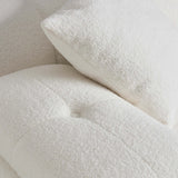 Calliope Modular Loveseat, Cream-Furniture - Sofas-High Fashion Home