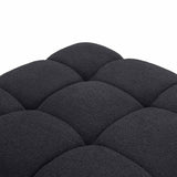 Calliope Modular Ottoman, Black-Furniture - Chairs-High Fashion Home