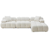 Calliope Modular Sectional, Cream-Furniture - Sofas-High Fashion Home