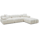 Calliope Modular Sectional, Cream-Furniture - Sofas-High Fashion Home