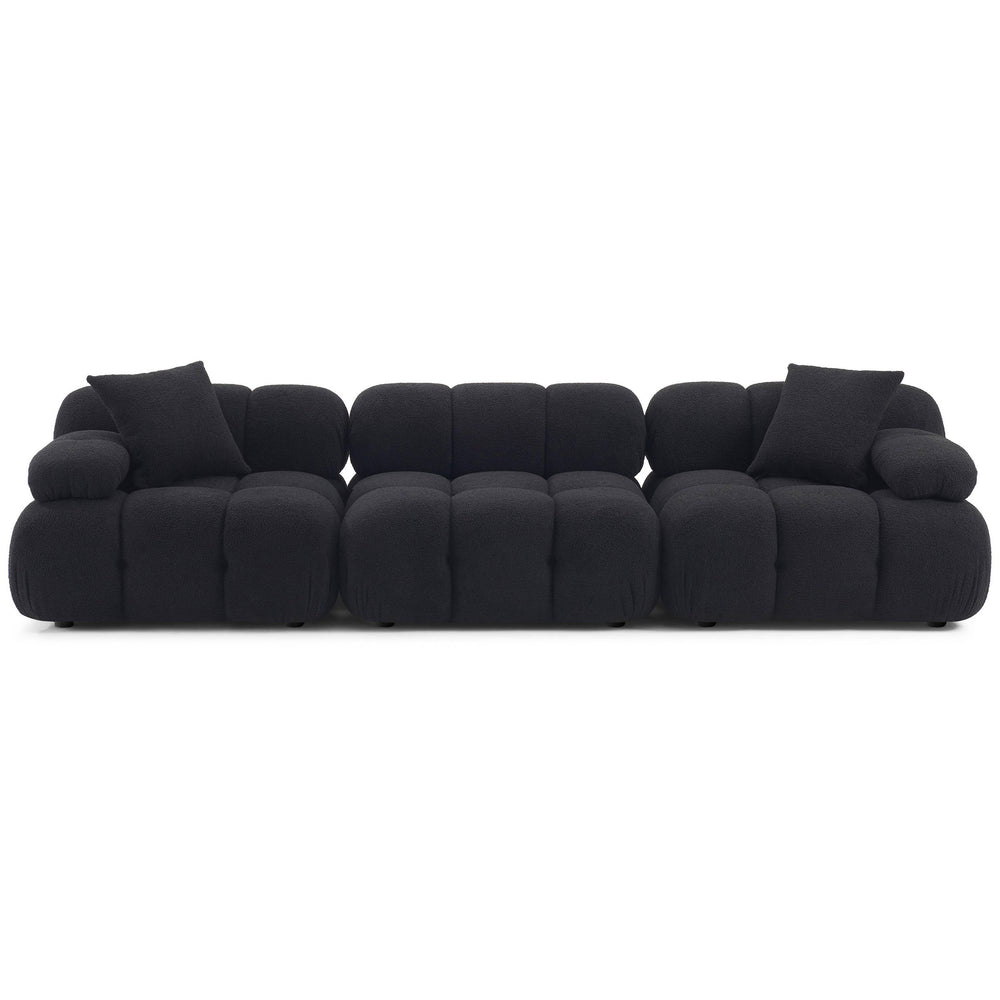 Calliope Modular Sofa, Black-Furniture - Sofas-High Fashion Home