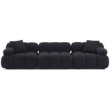 Calliope Modular Sofa, Black-Furniture - Sofas-High Fashion Home